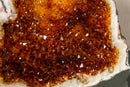 Citrine Cathedral Geode with Stalactite Flowers, Aaa Grade Orange Citrine i_did
