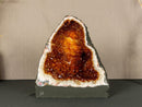Citrine Cathedral Geode with Stalactite Flowers, Aaa Grade Orange Citrine i_did