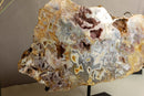 Pink Amethyst Slab on Stand of Aaa World Class Quality collective