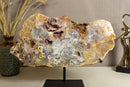 Pink Amethyst Slab on Stand of Aaa World Class Quality collective