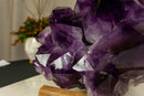 Amethyst Cluster with Extra Large Deep Purple Amethyst Points, Aaa Quality collective