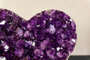 Large Amethyst Heart with Grape Jelly Purple Amethyst Druzy, Aaa Quality collective