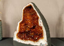 Citrine Cathedral Geode with Stalactite Flowers, Aaa Grade Orange Citrine i_did