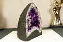 Small Amethyst Cathedral Geode with Calcite, Deep Purple, Aaa Quality i_did