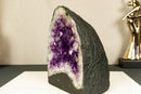Small Amethyst Cathedral Geode with Calcite, Deep Purple, Aaa Quality i_did
