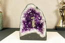 Small Amethyst Cathedral Geode with Calcite, Deep Purple, Aaa Quality i_did