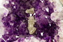 Small Amethyst Cathedral Geode with Calcite, Deep Purple, Aaa Quality i_did