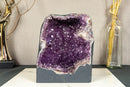 Pair of Amethyst and Citrine Cathedral Geodes collective