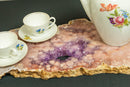 World Class Large Pink Amethyst Geode Slab with Pink and Purple Amethyst Druzy collective