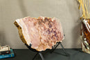 World Class Large Pink Amethyst Geode Slab with Pink and Purple Amethyst Druzy collective