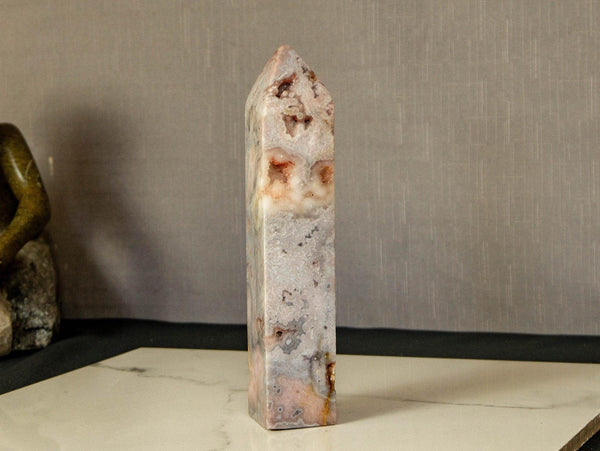 Large Pink Amethyst Obelisk collective