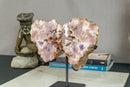 Small Pink Amethyst Geode Wings, Butterfly Angel Wings collective