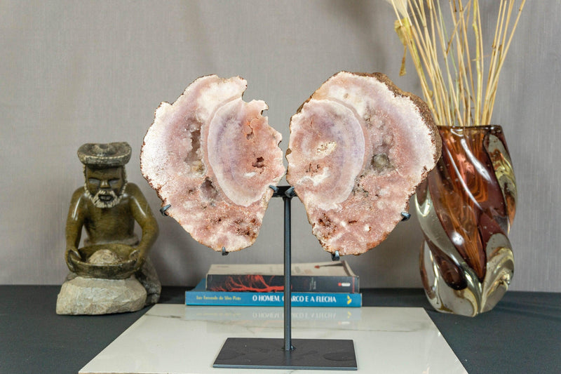 Pink Amethyst Geode Wings, Butterfly Angel Wings collective