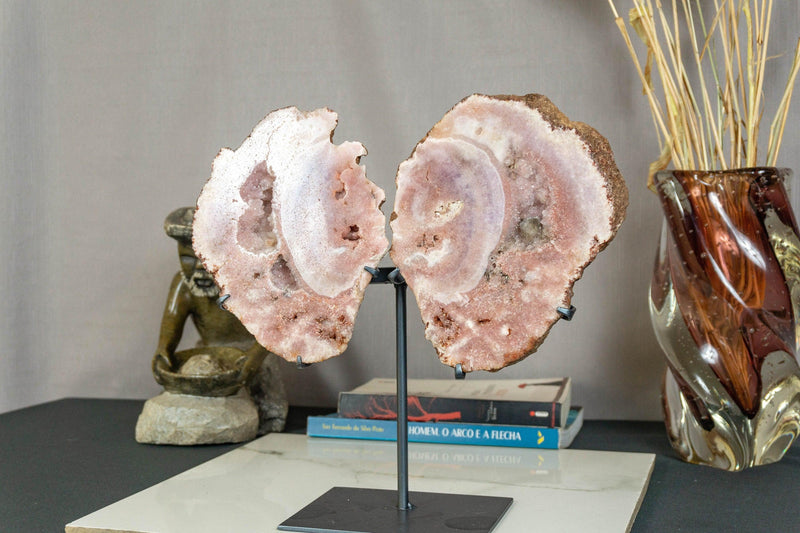Pink Amethyst Geode Wings, Butterfly Angel Wings collective