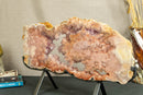 World Class Large Pink Amethyst Geode Slab with Pink and Purple Amethyst Druzy collective