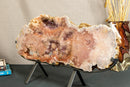 World Class Large Pink Amethyst Geode Slab with Pink and Purple Amethyst Druzy collective