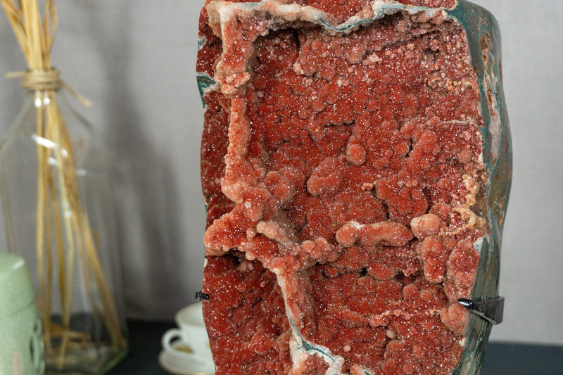 Rare Red Amethyst Geode Cluster, Collector Grade collective