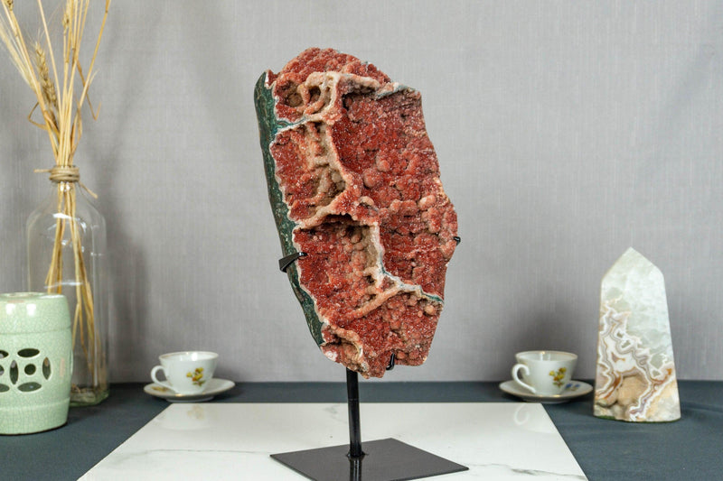 Rare Red Amethyst Geode Cluster, Collector Grade collective