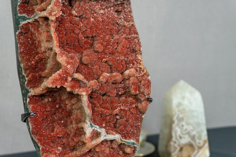 Rare Red Amethyst Geode Cluster, Collector Grade collective