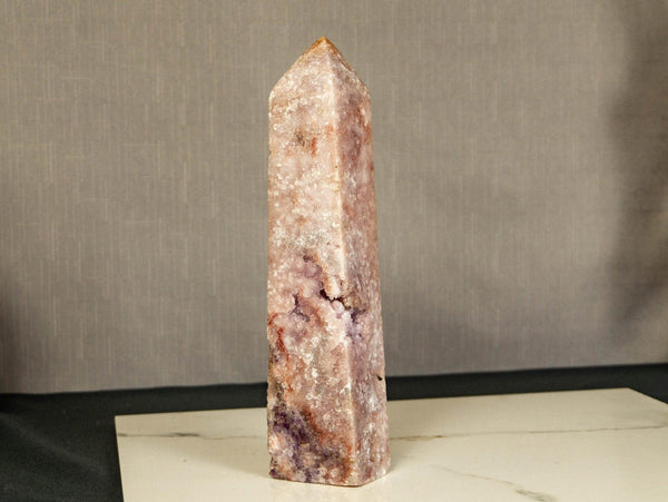 Large Pink Amethyst Obelisk collective