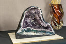 Rare Amethyst Cathedral Geode with Flower Stalactites and Double Terminated Points i_did