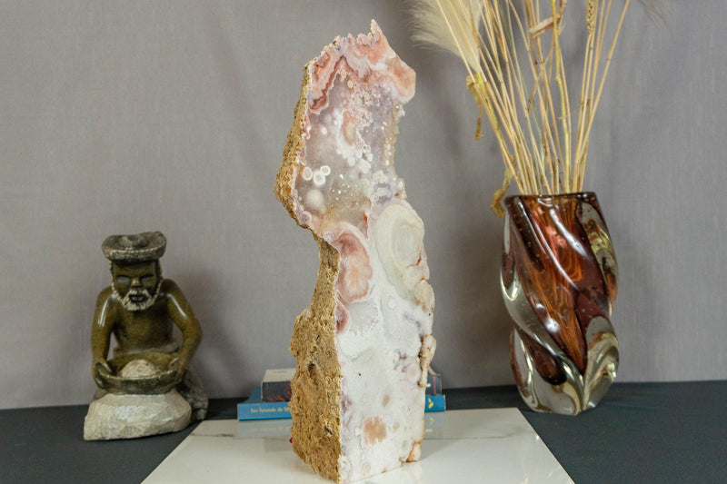 Tall Pink Amethyst Slab, X Largem, Self Standing collective