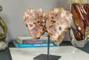 Small Pink Amethyst Geode Wings, Butterfly Angel Wings collective