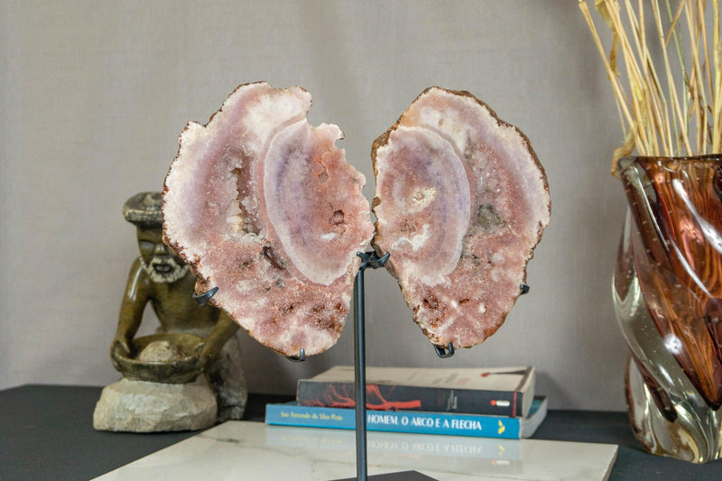 Pink Amethyst Geode Wings, Butterfly Angel Wings collective