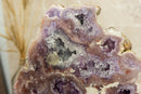 Pink and Purple Amethyst Geode Slab, Brazilian Rose Amethyst collective