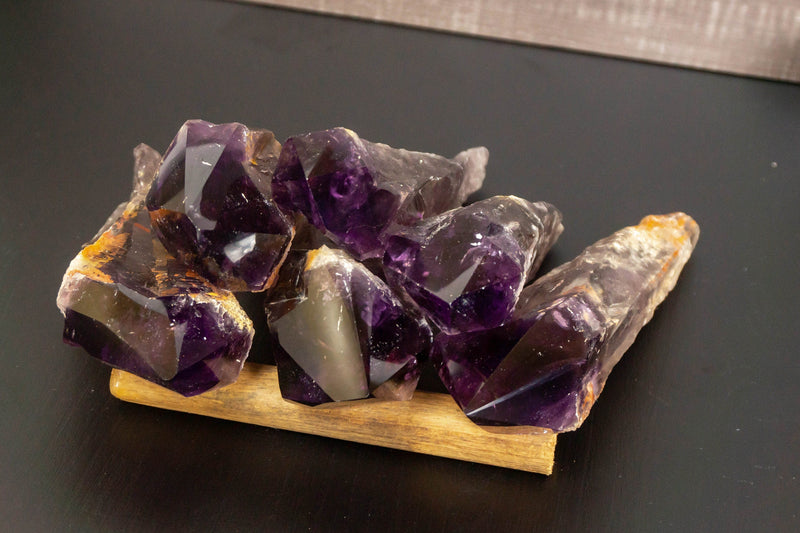 Wholesale Set of 6 Large AAA Bahia Dragon Tooth Amethyst i_did