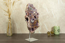 Pink and Purple Amethyst Geode Slab, Brazilian Rose Amethyst collective