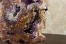 Pink and Purple Amethyst Geode Slab, Brazilian Rose Amethyst collective