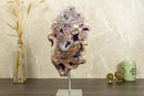 Pink and Purple Amethyst Geode Slab, Brazilian Rose Amethyst collective