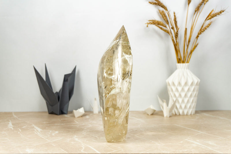 Genuine Citrine Flame Gernerator, Natural Golden Orange Citrine collective