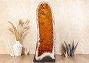 Tall Citrine Crystal Geode with Stalactite Flowers i_did