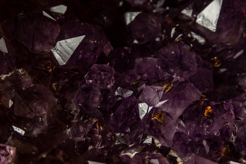 Amethyst Geode Cave with Polished Agate Border collective