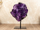 Amethyst Cluster with Cristobalite Inclusions. Museum Quality collective