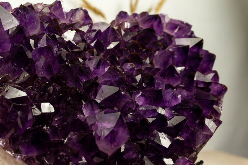 X Large Purple Amethyst Heart, Aaa Quality Grade collective