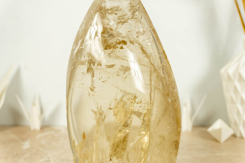 Natural Genuine Golden Honey Citrine Flame Aa Grade collective