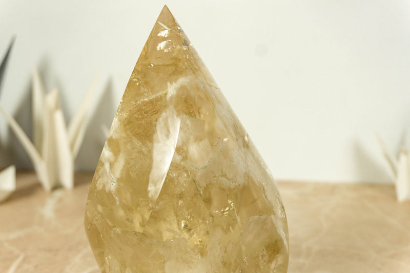 Natural Genuine Golden Honey Citrine Flame Aa Grade collective