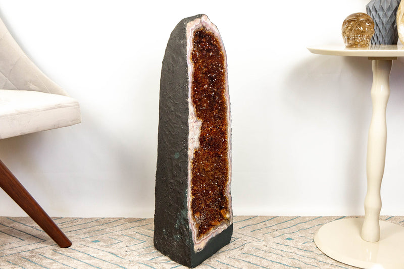 Citrine Cathedral Geode, Deep Orange Citrine i_did