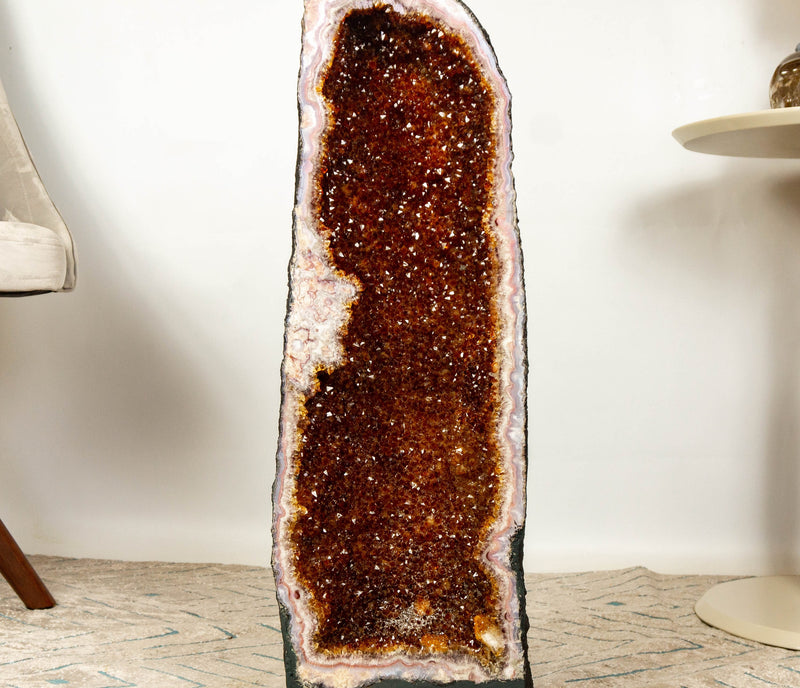 Citrine Cathedral Geode, Deep Orange Citrine i_did