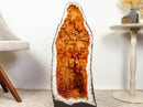 Tall Orange Citrine Cathedral Geode, X Large collective