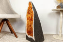 Book Matched Pair of Orange Citrine Geodes collective