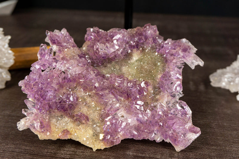 Set of 4 Rare Amethyst Rosette AKA Amethyst Flower Plate collective