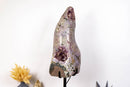 Amethyst Geode Floor Lamp, Polished Geode Lamp, 36 In Tall collective