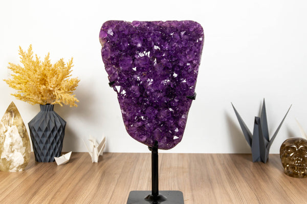 Amethyst Geode Cluster, Aaa Dark Purple Grape Jelly Amethyst collective