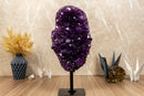 Amethyst Geode Cluster, Aaa Dark Purple Grape Jelly Amethyst collective