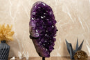 Amethyst Geode Cluster, Aaa Dark Purple Grape Jelly Amethyst collective
