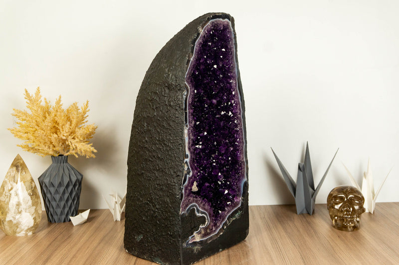 Agate Amethyst Cathedral Geode, Museum Grade collective